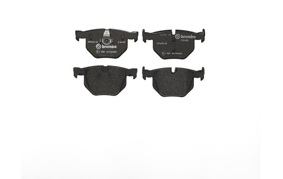 Kit de plaquettes de frein, frein à disque P 06 033 Brembo