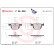 Kit de plaquettes de frein, frein à disque P 06 039 Brembo, Vignette 2