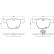 Kit de plaquettes de frein, frein à disque P 06 053 Brembo, Vignette 2