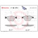 Kit de plaquettes de frein, frein à disque P 06 074 Brembo, Vignette 2