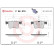 Kit de plaquettes de frein, frein à disque P 06 075 Brembo, Vignette 2