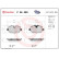 Kit de plaquettes de frein, frein à disque P 06 080 Brembo, Vignette 3