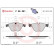 Kit de plaquettes de frein, frein à disque P 06 081 Brembo, Vignette 3
