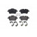 Kit de plaquettes de frein, frein à disque P 06 086 Brembo