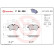Kit de plaquettes de frein, frein à disque P 06 086 Brembo, Vignette 2