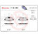 Kit de plaquettes de frein, frein à disque P 06 090 Brembo, Vignette 2