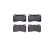 Kit de plaquettes de frein, frein à disque P 09 004 Brembo, Vignette 3