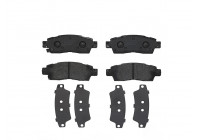 Kit de plaquettes de frein, frein à disque P 10 010 Brembo