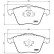 Kit de plaquettes de frein, frein à disque P 10 012 Brembo, Vignette 2