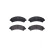 Kit de plaquettes de frein, frein à disque P 10 016 Brembo