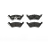 Kit de plaquettes de frein, frein à disque P 11 014 Brembo, Vignette 3