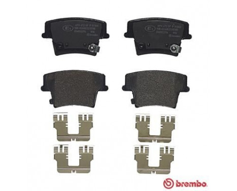 Kit de plaquettes de frein, frein à disque P 11 040 Brembo