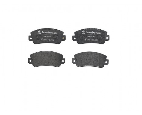 Kit de plaquettes de frein, frein à disque P 23 013 Brembo