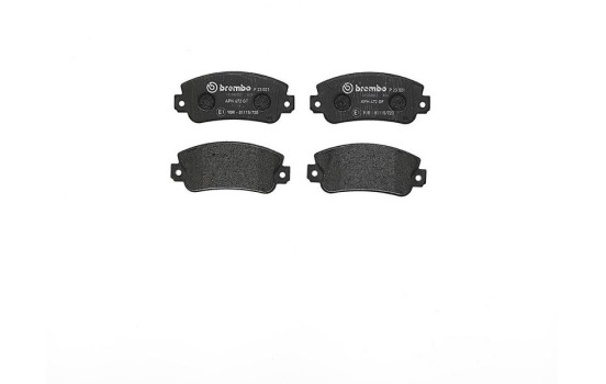 Kit de plaquettes de frein, frein à disque P 23 021 Brembo, Image 3