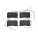 Kit de plaquettes de frein, frein à disque P 23 082 Brembo