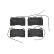 Kit de plaquettes de frein, frein à disque P 23 082 Brembo, Vignette 2
