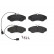 Kit de plaquettes de frein, frein à disque P 23 084 Brembo