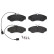 Kit de plaquettes de frein, frein à disque P 23 084 Brembo, Vignette 3