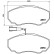 Kit de plaquettes de frein, frein à disque P 23 091 Brembo, Vignette 2
