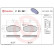 Kit de plaquettes de frein, frein à disque P 23 091 Brembo, Vignette 3