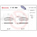 Kit de plaquettes de frein, frein à disque P 23 092 Brembo, Vignette 2