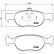 Kit de plaquettes de frein, frein à disque P 23 125 Brembo, Vignette 2