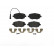 Kit de plaquettes de frein, frein à disque P 23 127 Brembo