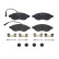 Kit de plaquettes de frein, frein à disque P 23 144 Brembo, Vignette 3