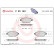 Kit de plaquettes de frein, frein à disque P 23 153 Brembo, Vignette 5