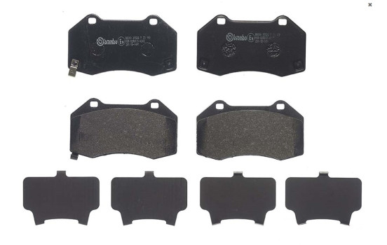 Kit de plaquettes de frein, frein à disque P 23 182 Brembo