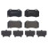 Kit de plaquettes de frein, frein à disque P 23 182 Brembo, Vignette 3