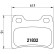 Kit de plaquettes de frein, frein à disque P 24 030 Brembo