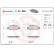 Kit de plaquettes de frein, frein à disque P 24 209 Brembo