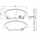 Kit de plaquettes de frein, frein à disque P 28 024 Brembo, Vignette 2