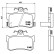 Kit de plaquettes de frein, frein à disque P 28 027 Brembo, Vignette 2