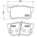 Kit de plaquettes de frein, frein à disque P 28 051 Brembo, Vignette 2