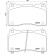 Kit de plaquettes de frein, frein à disque P 28 099 Brembo