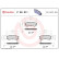 Kit de plaquettes de frein, frein à disque P 30 011 Brembo, Vignette 2