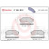 Kit de plaquettes de frein, frein à disque P 30 012 Brembo, Vignette 2