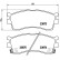 Kit de plaquettes de frein, frein à disque P 30 016 Brembo, Vignette 2
