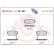 Kit de plaquettes de frein, frein à disque P 30 027 Brembo, Vignette 3