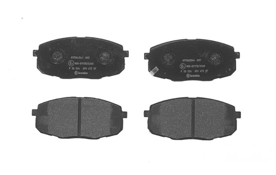 Kit de plaquettes de frein, frein à disque P 30 034 Brembo