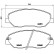 Kit de plaquettes de frein, frein à disque P 30 036 Brembo, Vignette 2