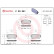 Kit de plaquettes de frein, frein à disque P 30 051 Brembo, Vignette 2