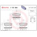 Kit de plaquettes de frein, frein à disque P 30 055 Brembo, Vignette 2