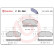 Kit de plaquettes de frein, frein à disque P 30 058 Brembo, Vignette 2