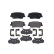 Kit de plaquettes de frein, frein à disque P 30 070 Brembo, Vignette 3