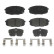 Kit de plaquettes de frein, frein à disque P 30 077 Brembo, Vignette 3