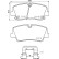 Kit de plaquettes de frein, frein à disque P 30 089 Brembo, Vignette 2