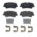 Kit de plaquettes de frein, frein à disque P 30 089 Brembo